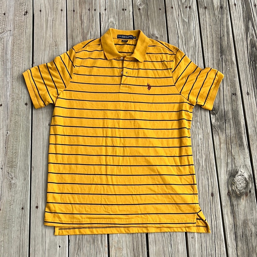 Yellow U.S. Polo ASSN. Polo Shirt